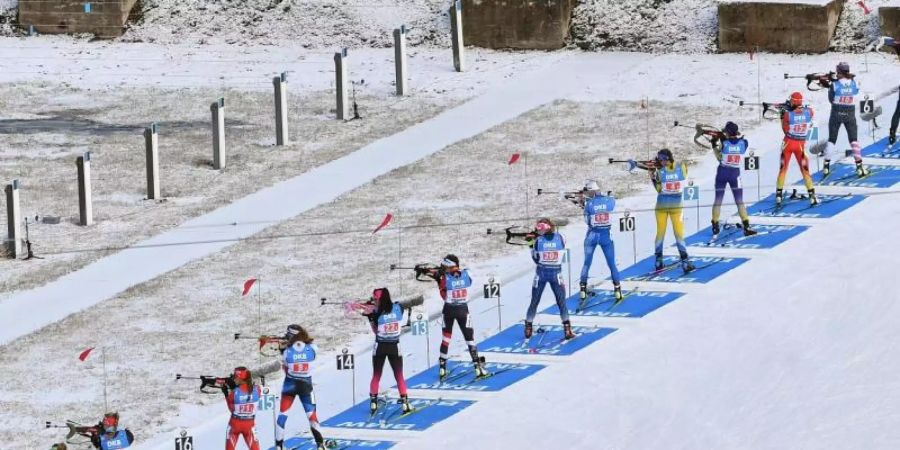 ZDF-Experte Herbert Fritzenwenger sieht bei den deutschen Biathleten Defizite der «Technik im Laufen und Schiessen». Foto: Martin Schutt/dpa-Zentralbild/dpa
