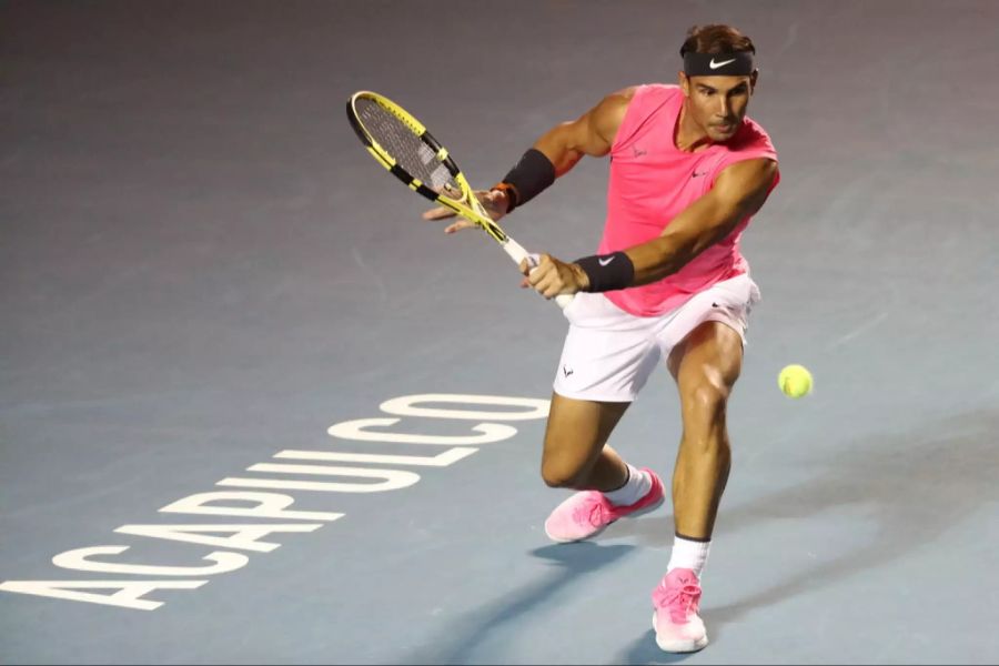 Rafael Nadal liegt mit 209 Wochen auf dem sechsten Platz.