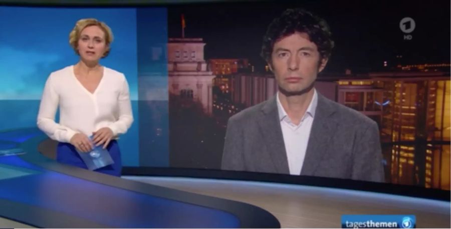 Christian Drosten (Charité Berlin) in der Tagesschau.