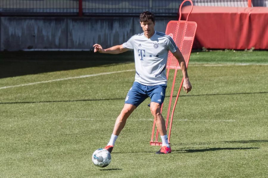 Top-Scorer Robert Lewandowski steht nach überstandener Verletzung wieder auf dem Platz.