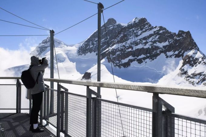 Mit ausländischen Touristen rechnet Schweiz Tourismus frühestens im Herbst. jungfraujoch ferien