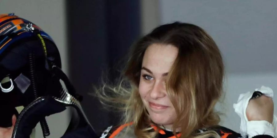 Startet in der Formel 3 für Campos Racing: Sophia Flörsch. Foto: Luca Bruno/AP/dpa