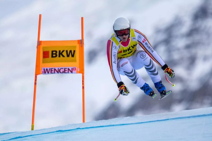 Romed Baumann im Dress der Deutschen. r