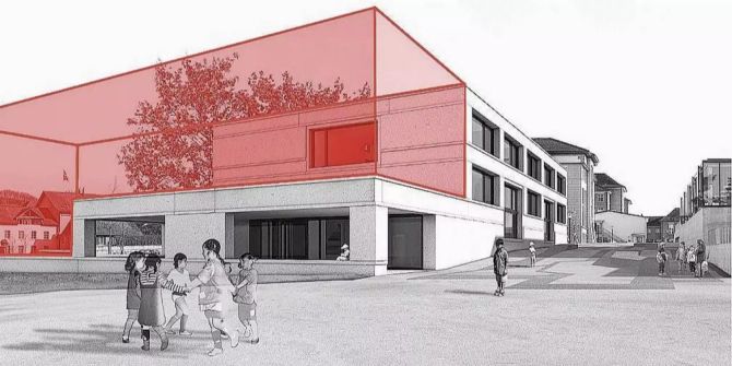 Visualisierung Schulhaus Mühlematt