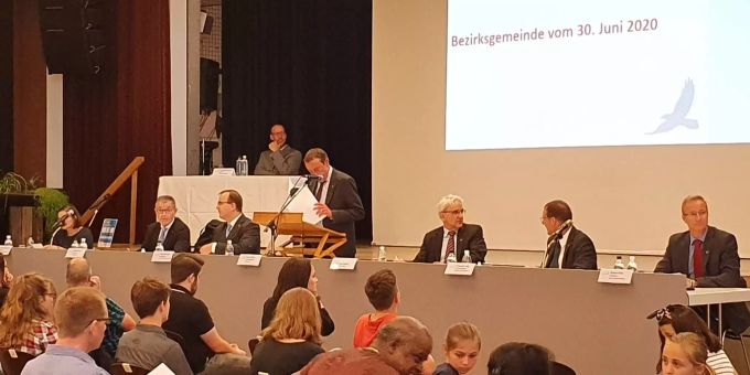 Die Bezirksräte an der Bezirksgemeinde am vergangenen Dienstagabend.