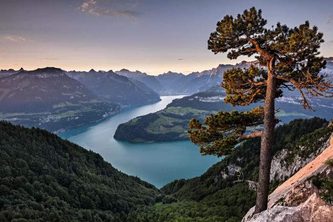 "Fjordlandschaft" am Vierwaldstätterseee Rigi Hochflue