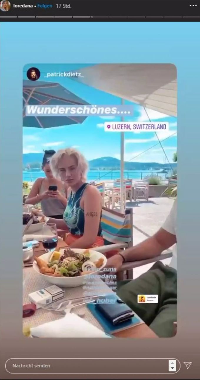Loredana mit kurzen Haaren und natürlichem Look. loredana
