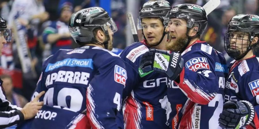 Auch die Profis der Eisbären Berlin haben dem Gehaltsverzicht zugestimmt. Foto: Andreas Gora/dpa