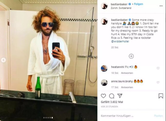 Bastian Baker macht mit Strubbel-Mähne. bastian