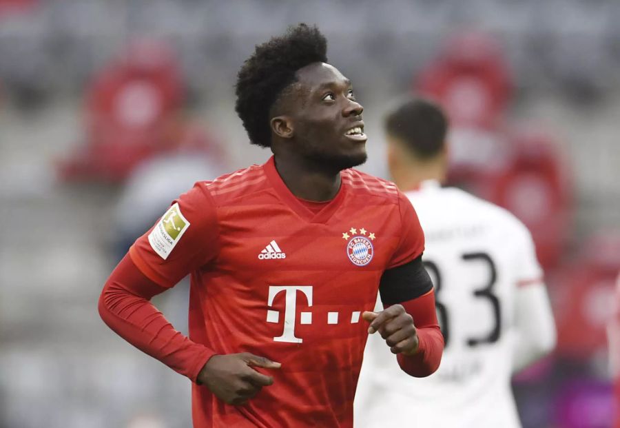 Alphonso Davies ist mit seinen 19 Jahren der Jüngste unter den Top 20.