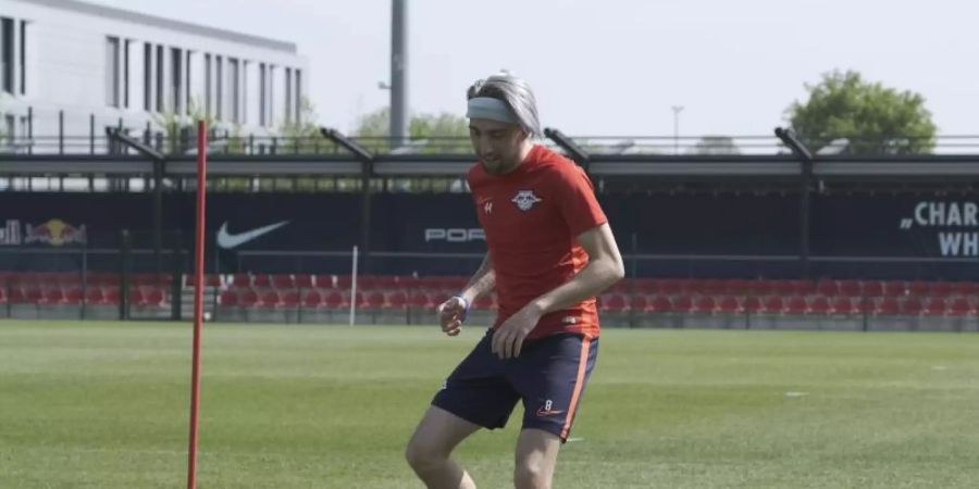 Beklagt zu viele liegengelassene Punkte der Leipziger: Kevin Kampl. Foto: -/RB Leipzig/dpa