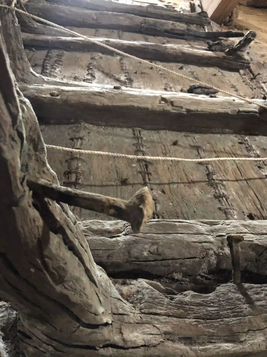 Römisches Schiff in der Donau