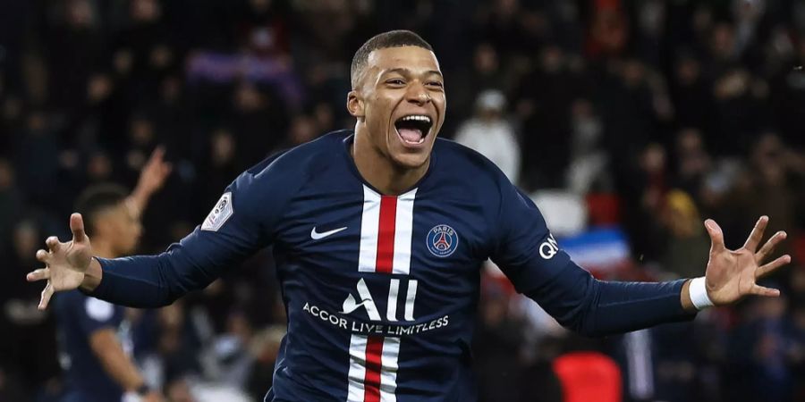 Kylian Mbappé im Trikot von Paris Saint-Germain.