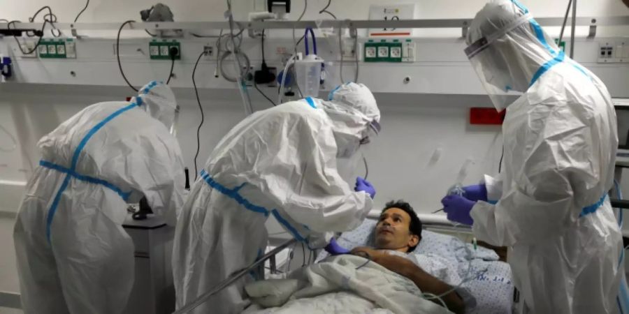 Behandlung von Corona-Patienten im israelischen Safed