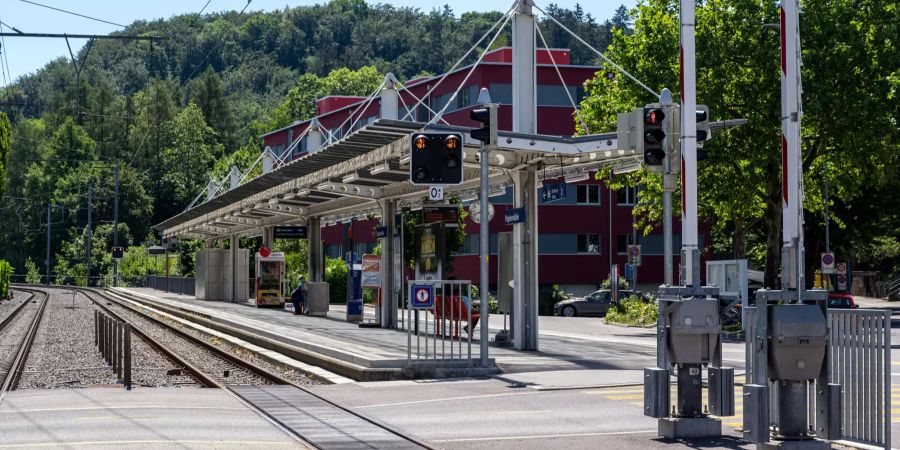 RBS Bahnhof Papiermühle in Ittigen.