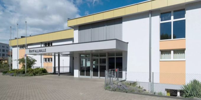 Die Sportanlagen Rhyfallhallen in Neuhausen Neuhausen Rhyfallhallen