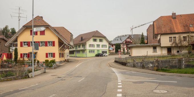 Der Dorfkern von Altbüron. Der Dorfkern von Altbüron.