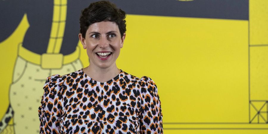 Die deutsche Regisseurin Helena Wittmann beim 75. Internationalen Filmfestival Locarno.