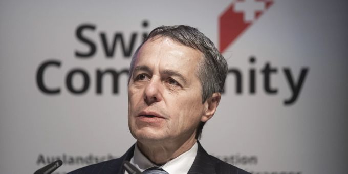 Bundespräsident Ignazio Cassis. (KEYSTONETi-Press/Pablo Gianinazzi) cassis
