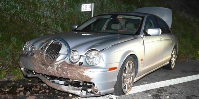 Am Auto entstand Totalschaden. totalschaden Rapperswil-Jona SG