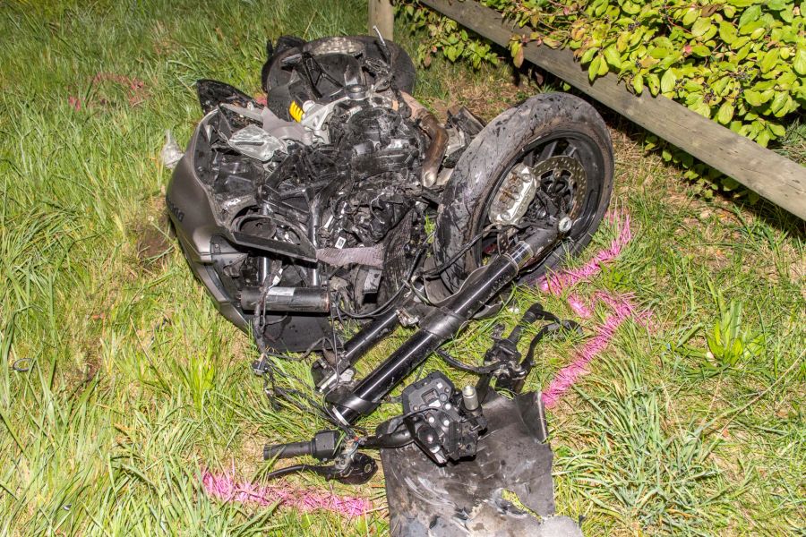 Der Motorradlenker wurde schwer verletzt