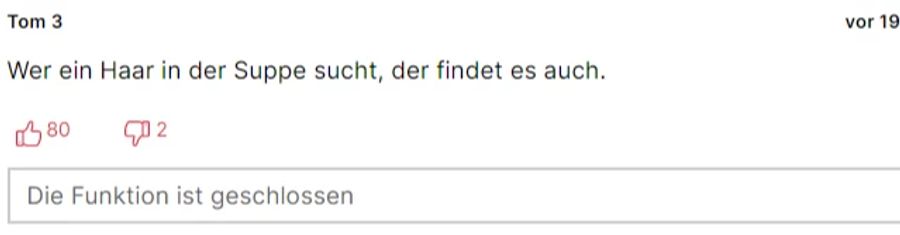 «Tom 3» findet die Woke-Diskussion überflüssig.