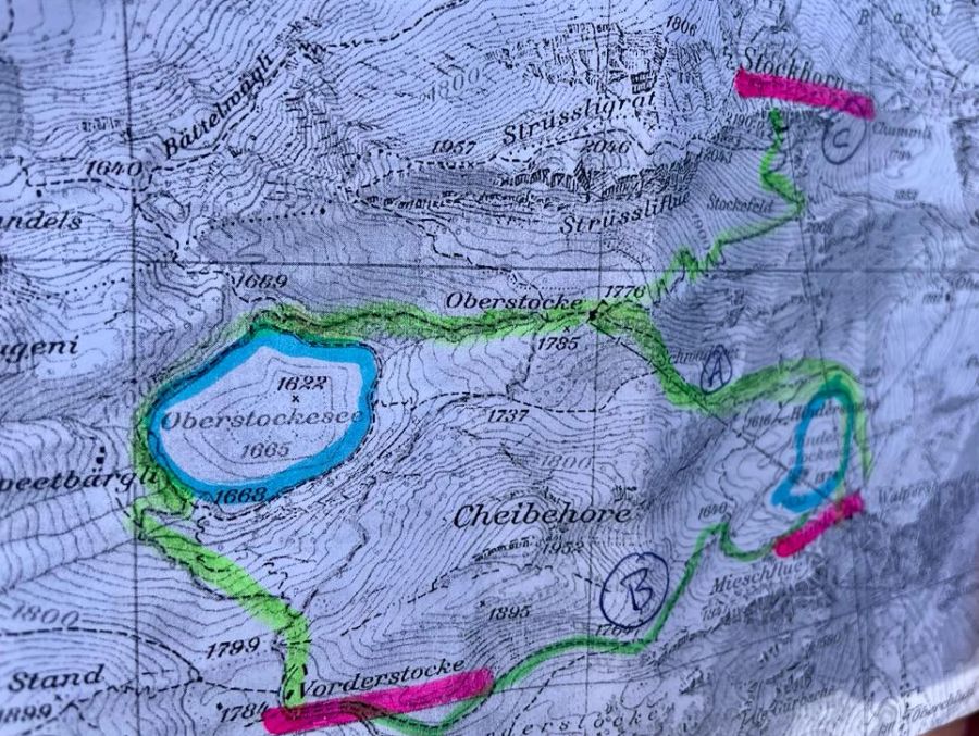 Der Vorfall ereignete sich direkt oberhalb des Oberstockensees im Berner Oberland.