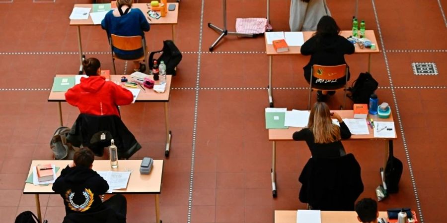 Abiturprüfung im Jahr 2020 an einem Berliner Gymnasium