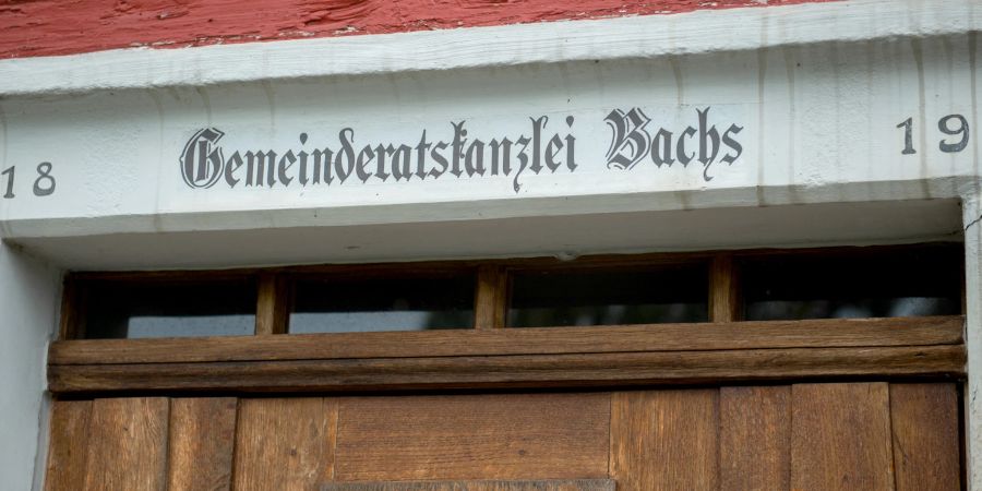 Die Gemeindeverwaltung in Bachs ZH - Bezirk Dielsdorf