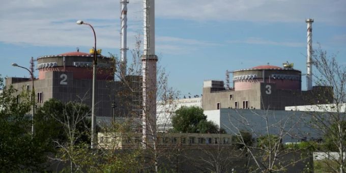 Ukraine AKW: Das Atomkraftwerk Saporischschja im Süden der Ukraine Saporischschja