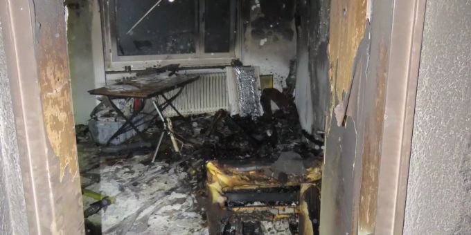 Die Wohnung in Aarau wurde komplett verwüstet.