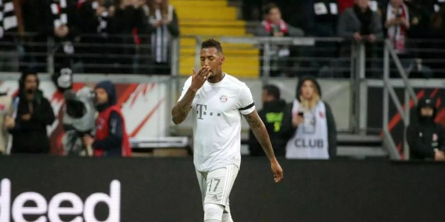 Bayern-Verteidiger Jérôme Boateng muss zwei Bundesligaspiele zuschauen. Foto: Hasan Bratic/dpa
