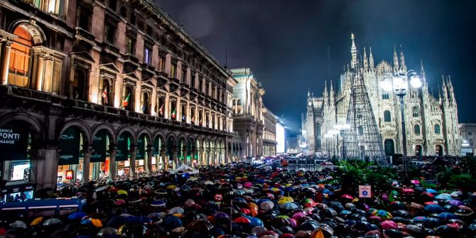 Proteste in italien