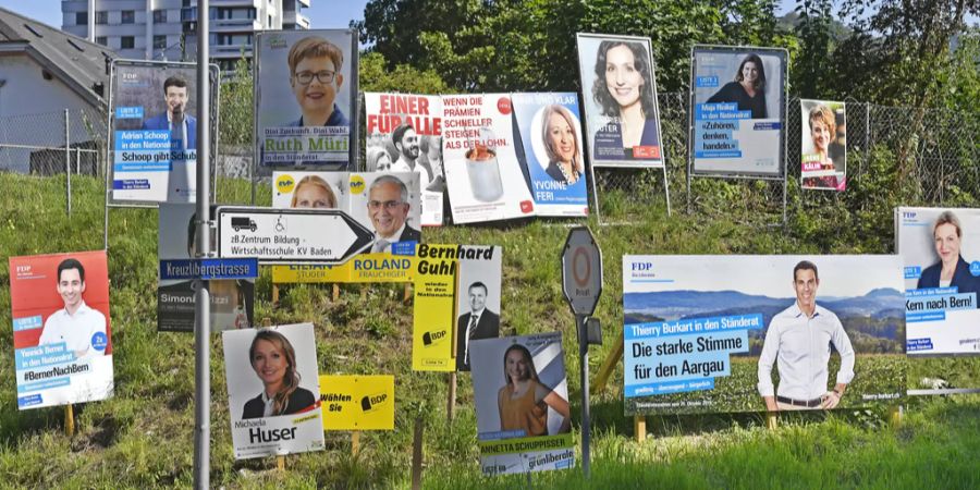 Wahlen 2019: Wahlplakate