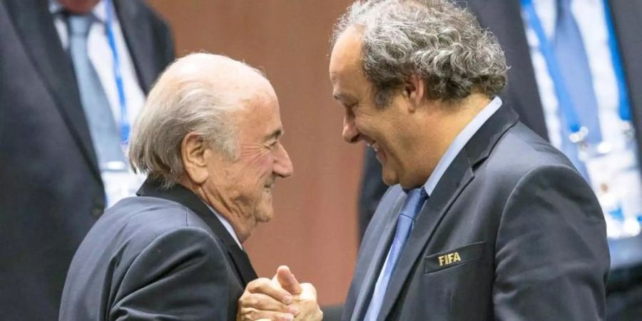 Sepp Blatter Michel Platini