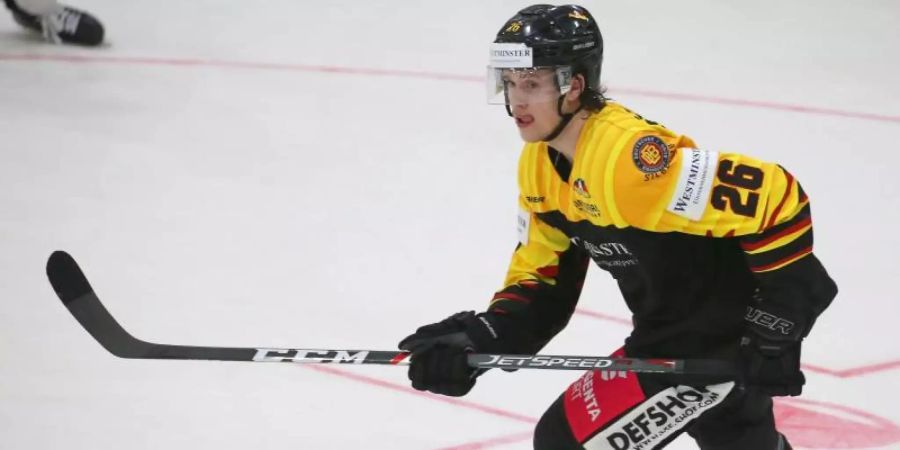 Hat bislang noch kein NHL-Spiel bestritten: Eishockey-Talent Dominik Bokk. Foto: Karl-Josef Hildenbrand