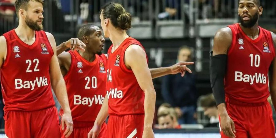 Die Basketballer vom FC Bayern München unterlagen in der Euroleague bei Zalgiris Kaunas mit 73:98. Foto: Andreas Gora/Archivbild