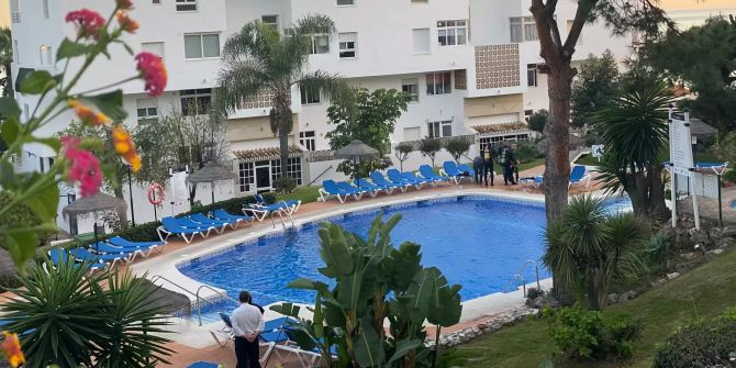 Hotelpool-Unglück an Weihnachten