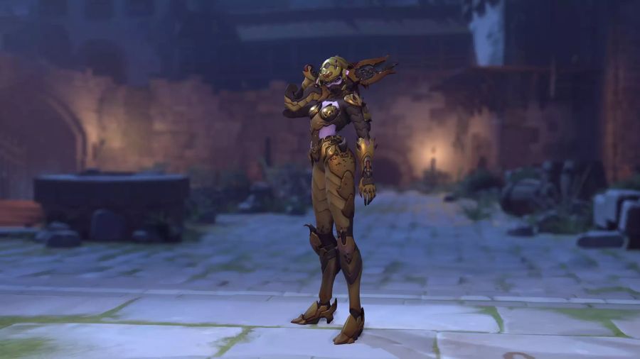 Widowmaker besticht im Event durch den Skorpion-Look.