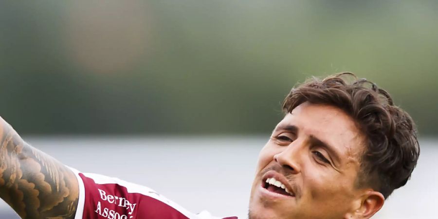 Mychell Chagas sieht man in diesen Wochen nicht mehr jubeln wie noch hier im August - im Cupmatch gegen Echallens