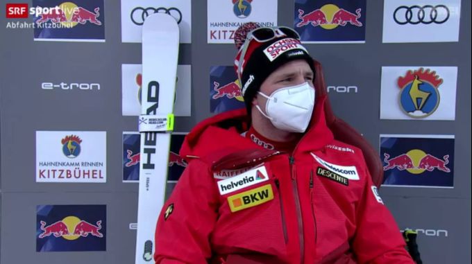 Langsam, aber sicher darf Beat Feuz von seinem zweiten Kitzbühel-Triumpf träumen. Beat Feuz