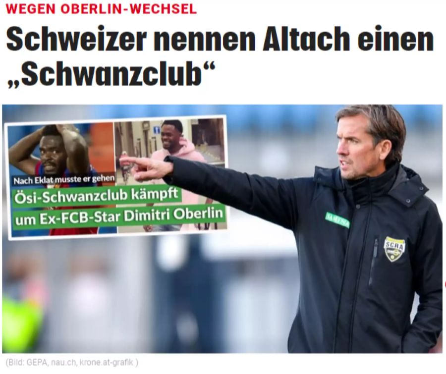 Kronen Zeitung «Schwanzclub» Nau.ch