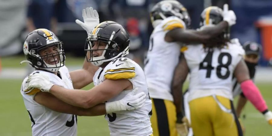 Die Pittsburgh Steelers sind in der NHL weiter ungeschlagen. Foto: Mark Zaleski/FR170793 AP/dpa