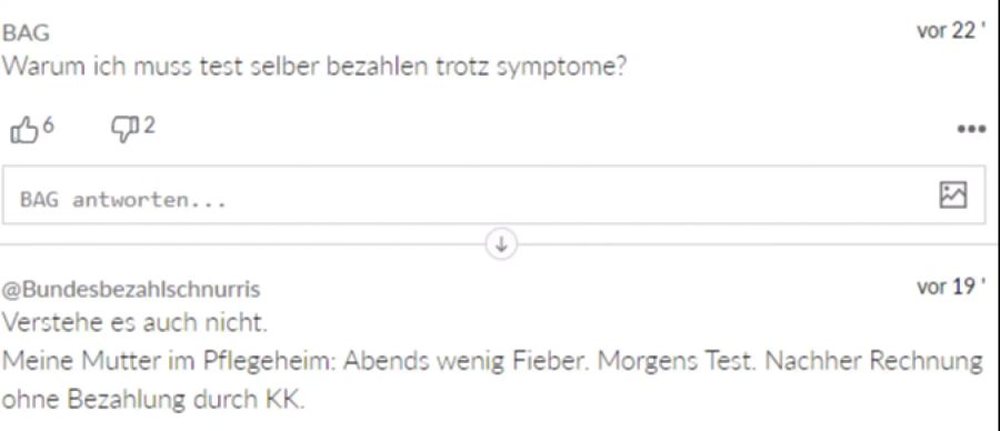 Auch für diese User sprechen die Kosten gegen einen Test