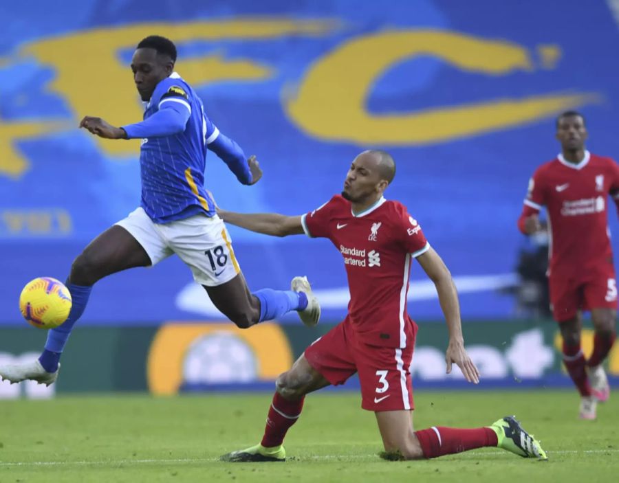 Leicester verpasst es, zu Liverpool (im Bild beim 1:1 gegen Brighton) und Tottenham aufzuschliessen.