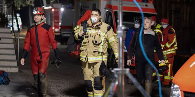 Rettungseinsatz nach Tauchunfall in einer Höhle