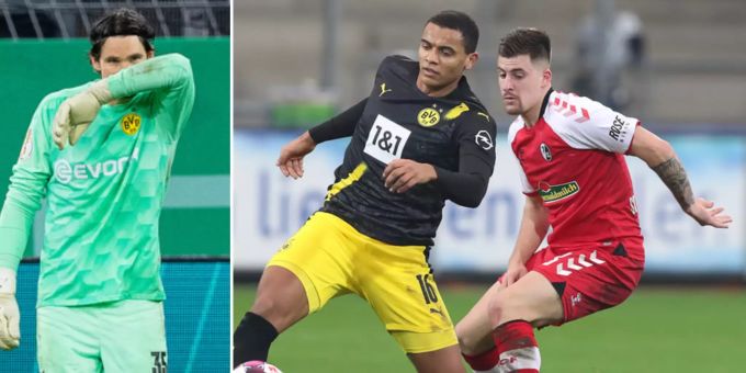 Hitz greift daneben - Dortmund taucht in Freiburg und verliert mit 1:2