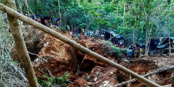In Mine - Bergleute bei Erdrutsch in Nicaragua verschüttet
