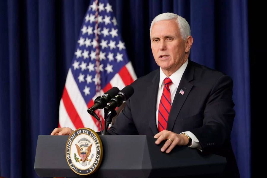 US-Vizepräsident Pence soll öffentlich geimpft werden