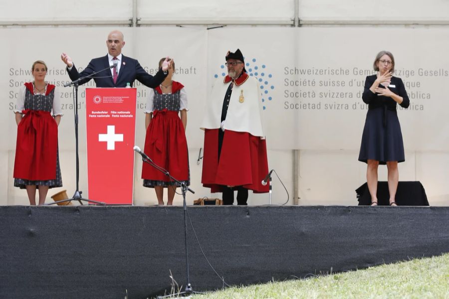 Bundesrat Alain Berset (SP) hielt seinerseits die Festtagsrede im Jahr 2018. (Archivbild)